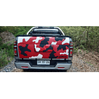 Pad Portabicicletas Camuflaje Rojo Blanco 2