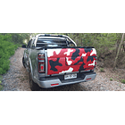 Pad Portabicicletas Camuflaje Rojo Blanco 3