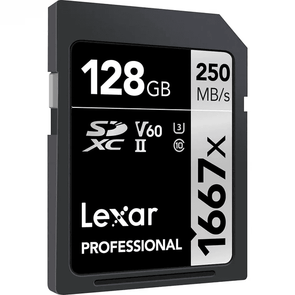 MEMORIA LEXAR SD 128GB SDXC UHS-II 1667X