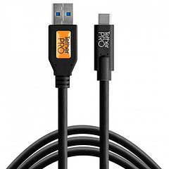 TETHER TOOLS CUC3215-BLK CABLE USB-C A USB-3.0 DE 4.6MTS