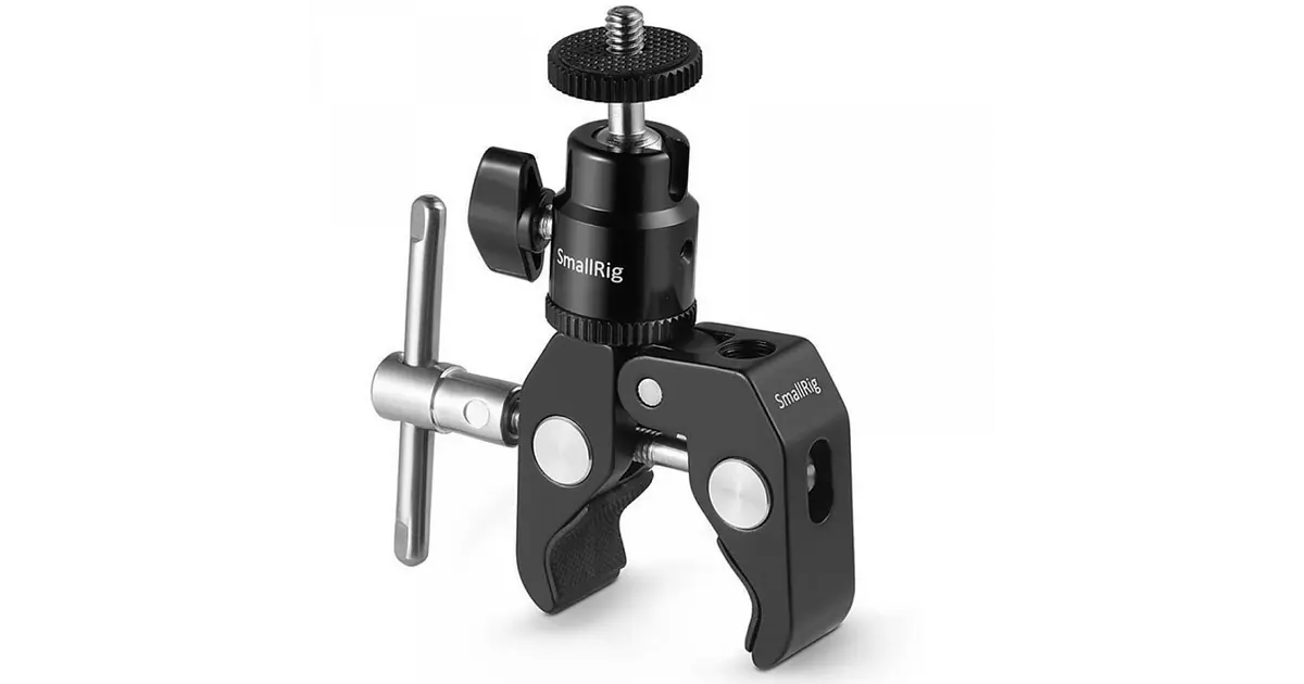 SMALLRIG 1124 CLAMP DE ABRAZADERA CON MICRO CABEZAL