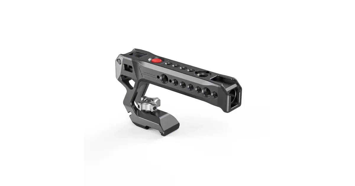 Mango Superior Giratorio SmallRig Con Abrazadera NATO – Gira 360°, Soporta 15 Kg, Con Zapata Fría Y Múltiples Agujeros Para Accesorios