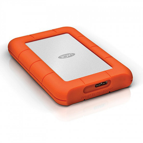 Disco Duro Externo Seagate 2TB LaCie Rugged Naranja 2.5\