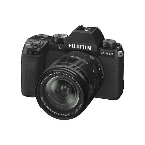 Cámara Fujifilm X-S10 Black + Lente 18-55mm  1