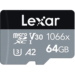 Tarjeta de Memoria Micro SD Lexar 64GB 1066x UHS-I