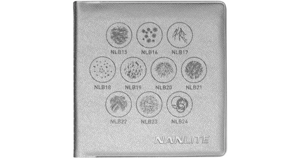 Gobos Nanlite para Proyector Bowens - Set 2