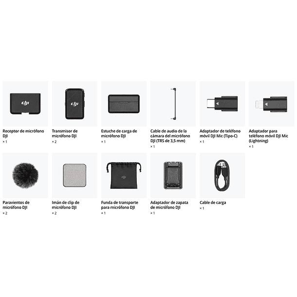 Micrófonos Inalámbricos DJI MIC Dual