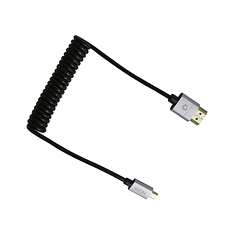 CABLE ESPIRAL MICRO HDMI A HDMI