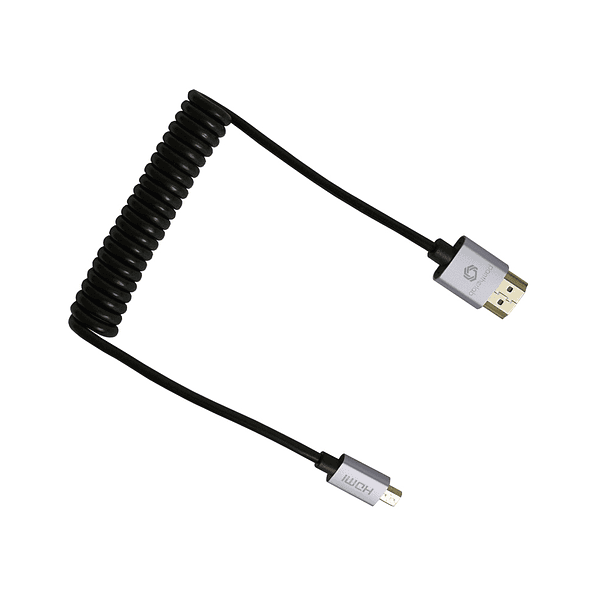 CABLE ESPIRAL MICRO HDMI A HDMI 1