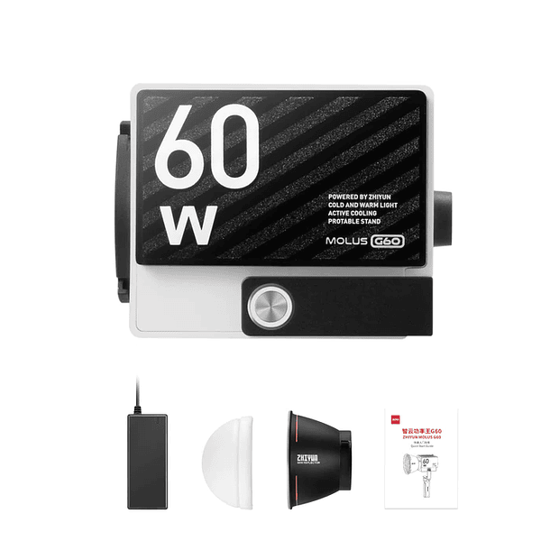 Zhiyun MOLUS G60 Bi-Color Pocket COB Monolight (Combo Kit) 4