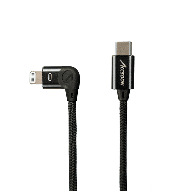 Accsoon Cable USB-C a Lightning (30 cm) 2
