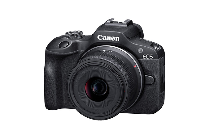 Cámara Mirrorless Canon EOS R100 + Lente 18-45mm