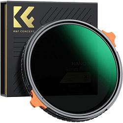Filtro K&F Concept Nano-X CPL + ND4-ND64 - 82mm