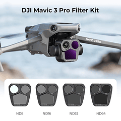 Kit de Filtros ND para DJI Mavic 3 Pro - ND8, ND16, ND32 y ND64 | K&F