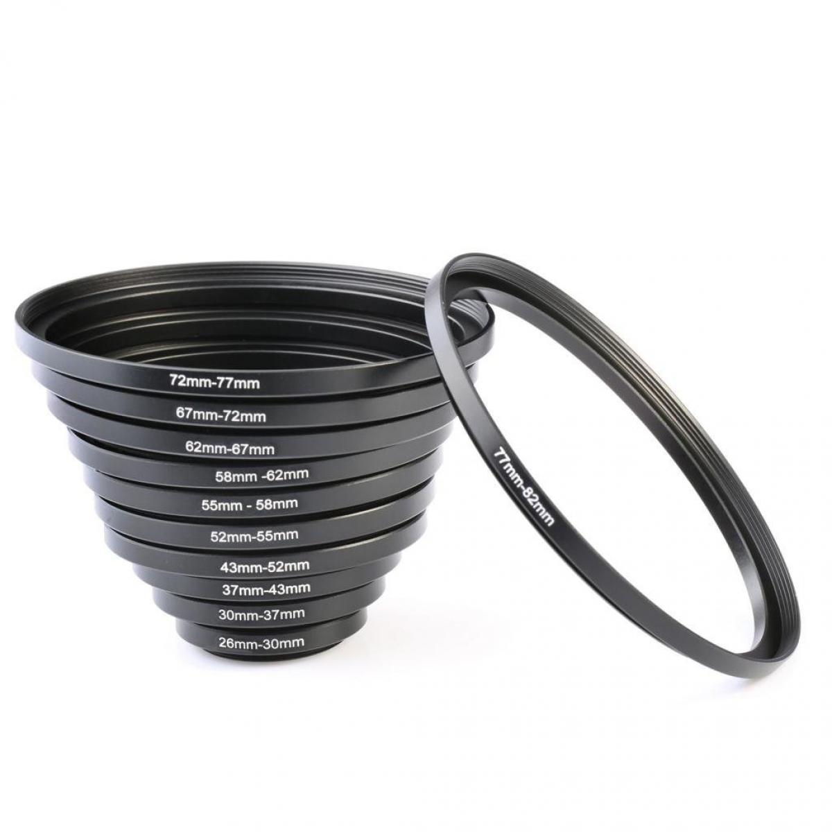 Anillos Adaptadores de Filtro K&F Concept - Step Up 11 Piezas