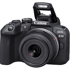 Cámara Mirrorless Canon EOS R10 + Lente 18-45mm