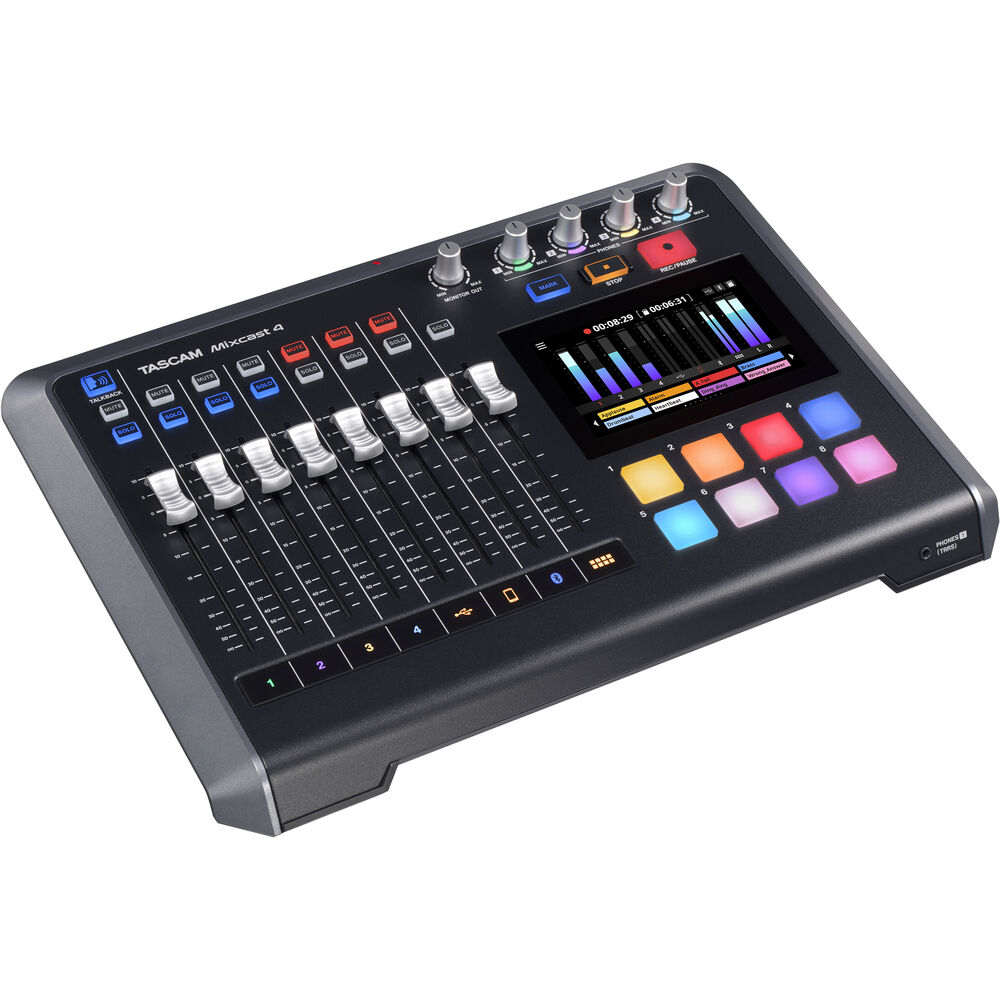 TASCAM Mixcast 4 （美品） Consola de Grabación TASCAM Mixcast 4