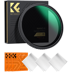 Filtro K&F Concept Nano-X ND Variable ND2-ND32 - 67mm