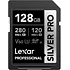 Tarjeta de Memoria SD Lexar 128GB Silver Pro UHS-II SDXC