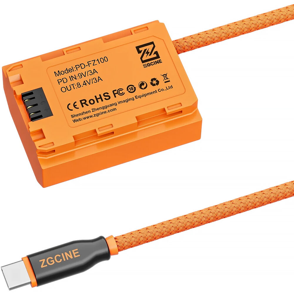 Dummy Battery ZGCINE USB-C PD NP-FZ100 - 60cm