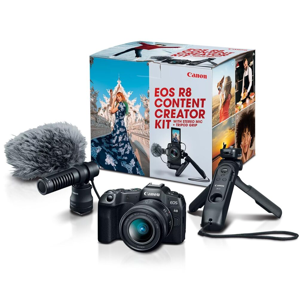 Cámara Mirrorless Canon EOS R8 - Content Creator Kit