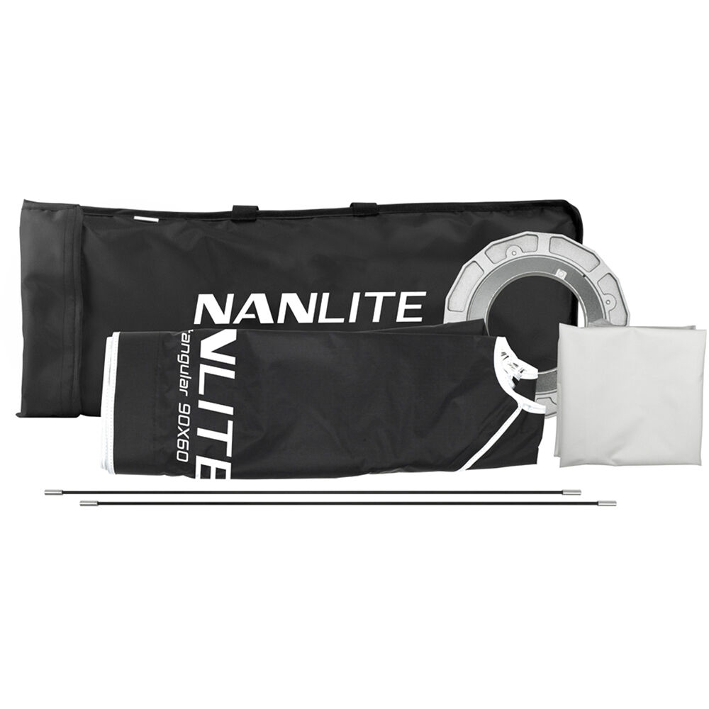 Softbox Nanlite Rectangular Montura Bowens 90 x 60 cm