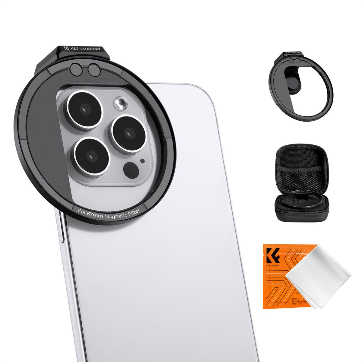 Adaptador de Filtro Magnético para Smartphone - 67mm