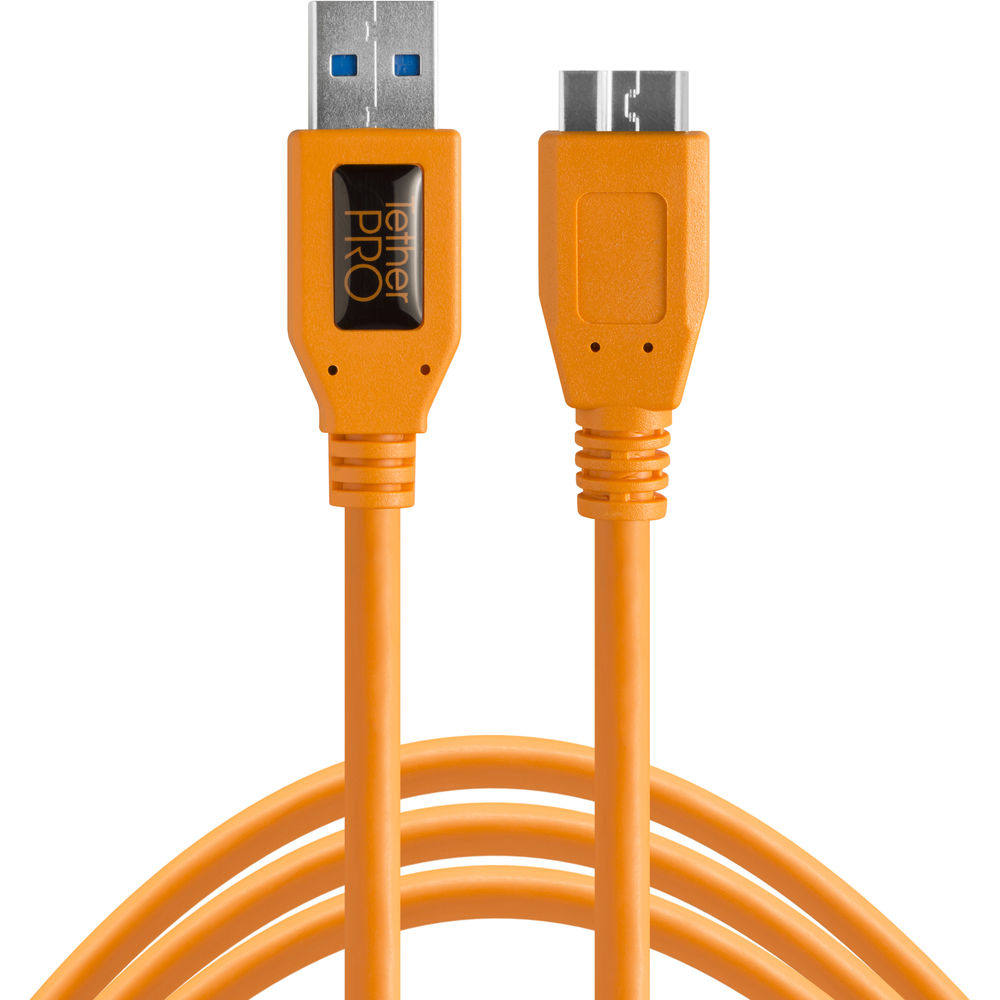 Cable Tether Tools Pro USB 3.0 a Micro-B 4.6 mts