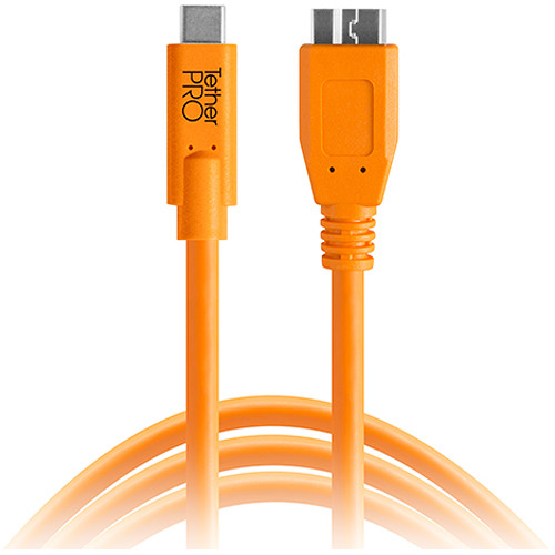 Cable Tether Tools Pro USB-C a Micro-B 3.0 4.6 mts