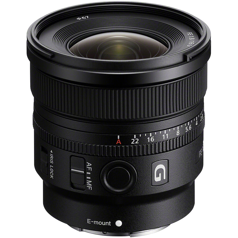 Lente Sony FE 16mm f/1.8 G