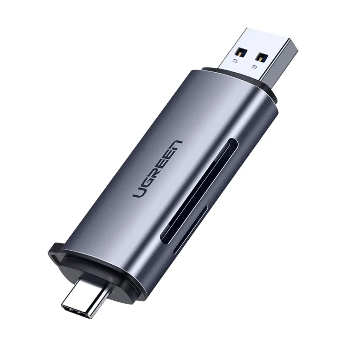 UGREEN LECTOR 2EN1 MULTI-TARJETA DE MEMORIA USB-A 3.0 (SD/MICROSD) NEGRO CM104
