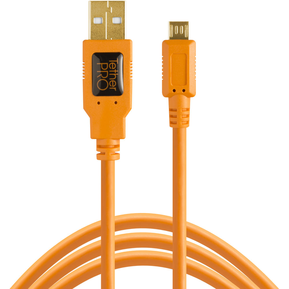 Cable Tether Tools Pro USB 2.0 a Micro-B 5-Pin 4.6 mts