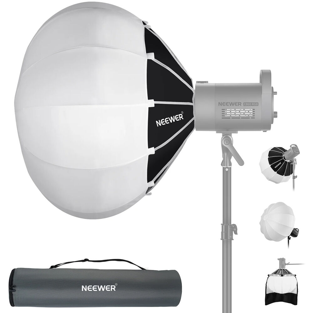 Softbox Lantern Neewer NS65L 65cm - Montura Bowens