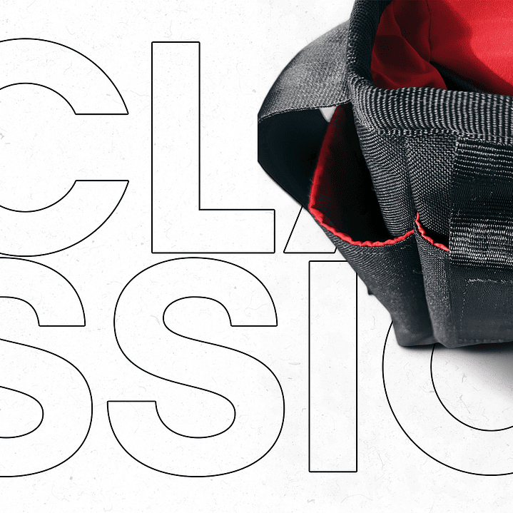 Bolso Filma Classic Pouch - Black on Black 7