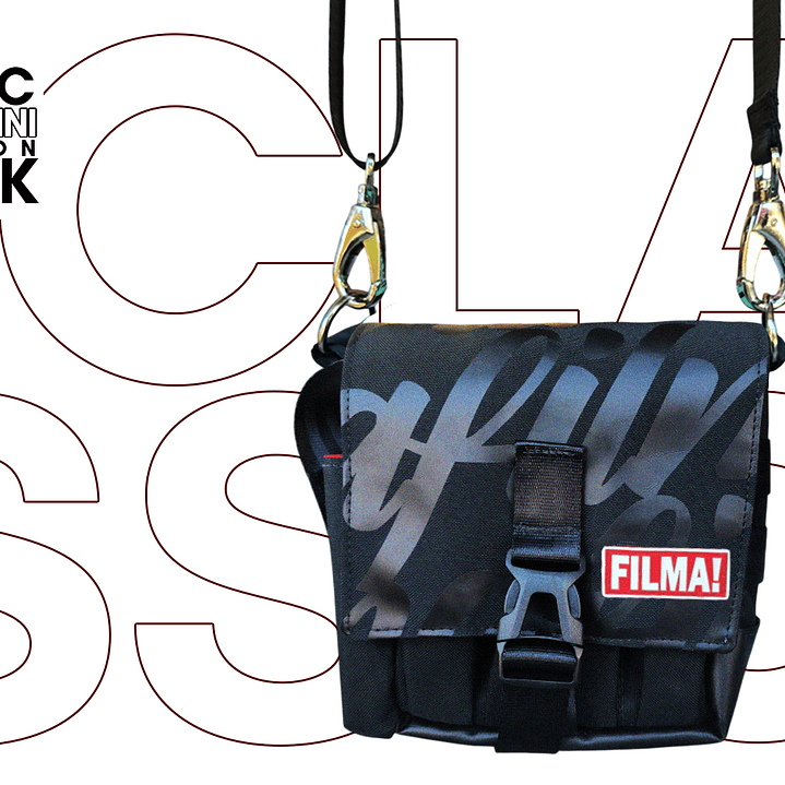 Bolso Filma Classic Pouch Mini - Black on Black 3