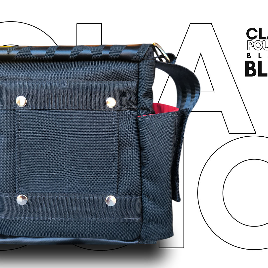 Bolso Filma Classic Pouch Mini - Black on Black 5