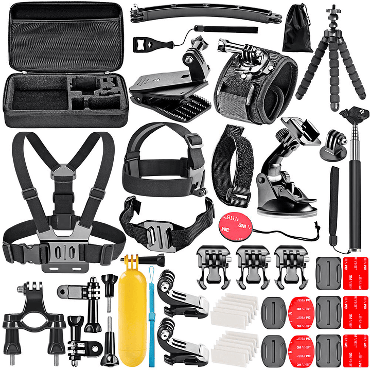Kit de Accesorios Neewer 50 en 1 - Para Cámaras de Acción 1