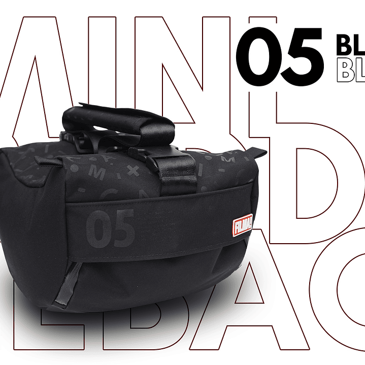Saddle Bag Filma Mini 05 - Black on Black 1