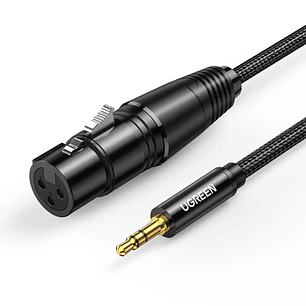 Cable de Audio Ugreen XLR a Mini Jack - 2 Metros