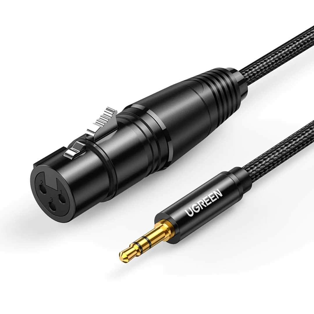 Cable de Audio Ugreen XLR a Mini Jack - 2 Metros 1