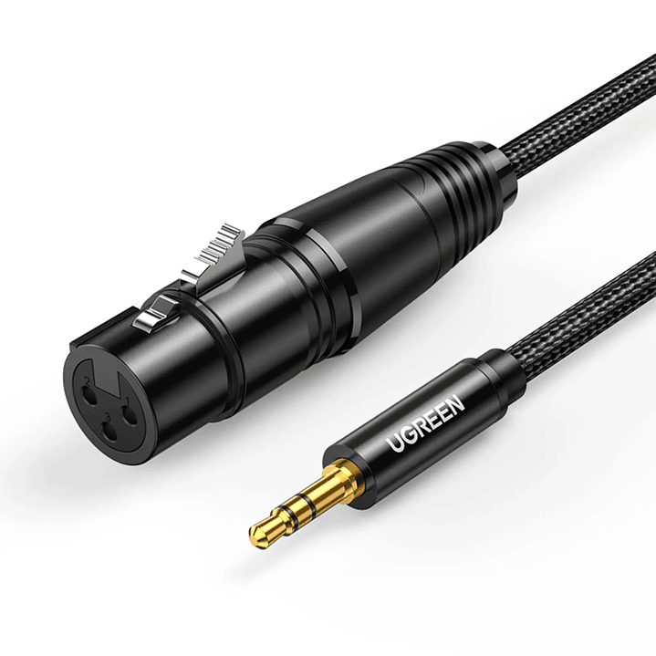 Cable de Audio Ugreen XLR a Mini Jack - 2 Metros 1