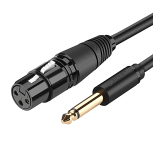 Cable de Audio Ugreen XLR a Plug - 2 Metros