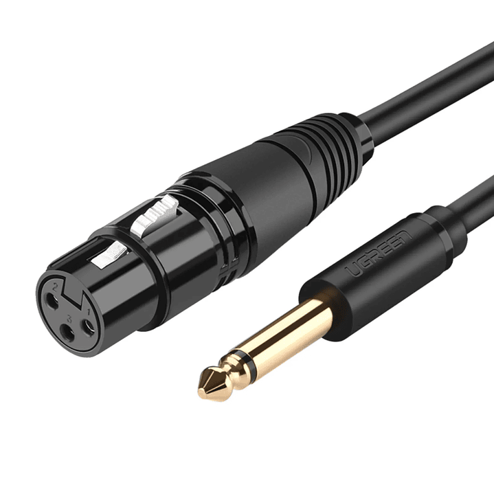 Cable de Audio Ugreen XLR a Plug - 2 Metros 1