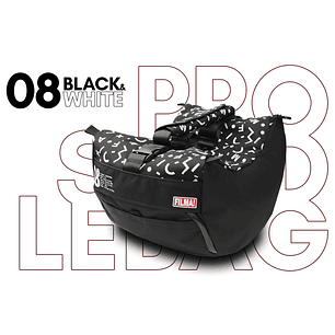 Saddle Bag Filma Pro 08 - White on Black