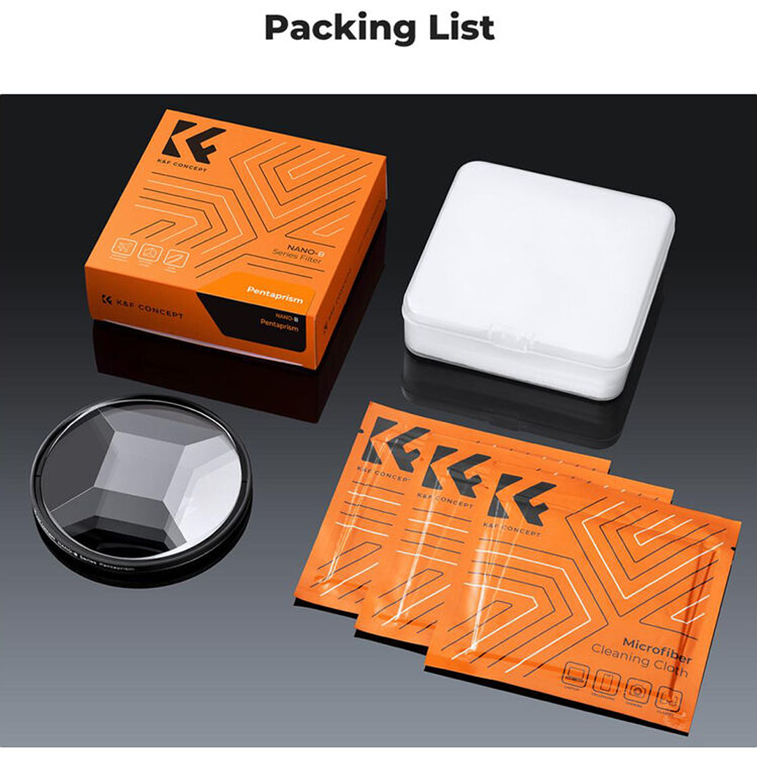 Filtro Prisma Kaleidoscope Pentagonal K&F Concept Nano-B - 82mm 3