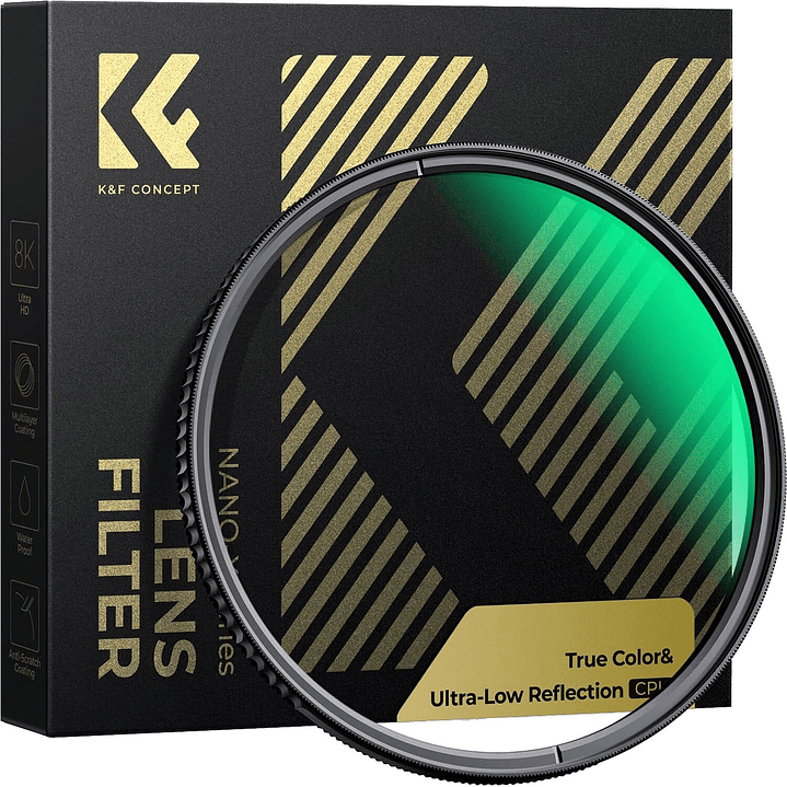 Filtro CPL K&F Concept Nano-X True Color - 82mm 1
