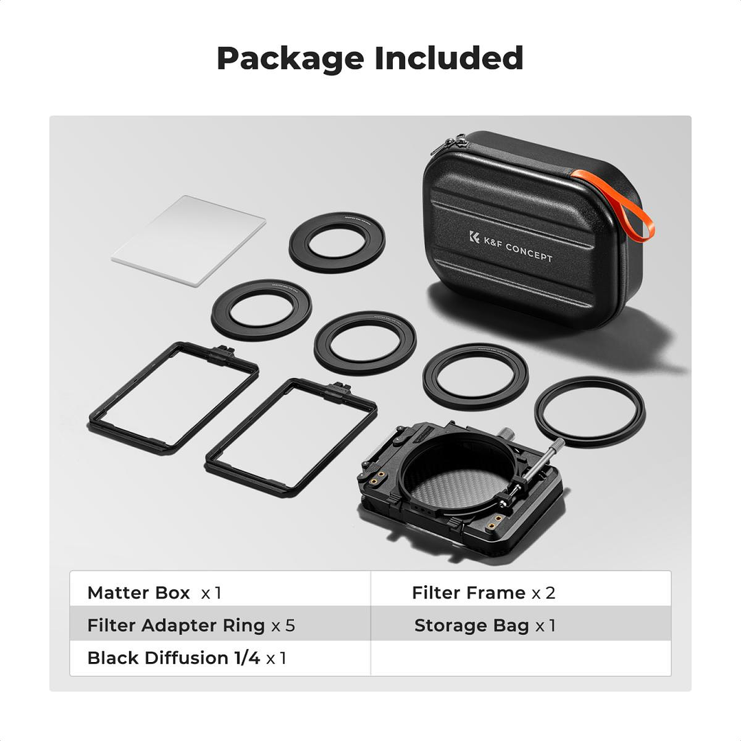 Kit Matte Box K&F Concept & Black Mist 1/4 2