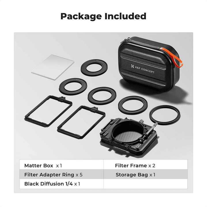 Kit Matte Box K&F Concept & Black Mist 1/4 2