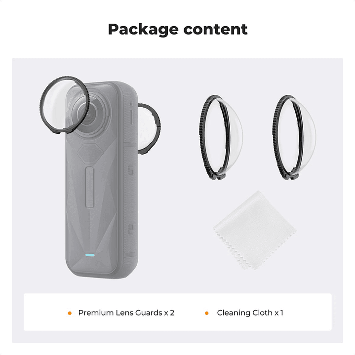 Protectores de Lentes K&F Concept para Insta360 X5 2