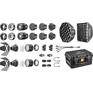 Kit 2 Luces LED Godox KNOWLED MS60R RGB